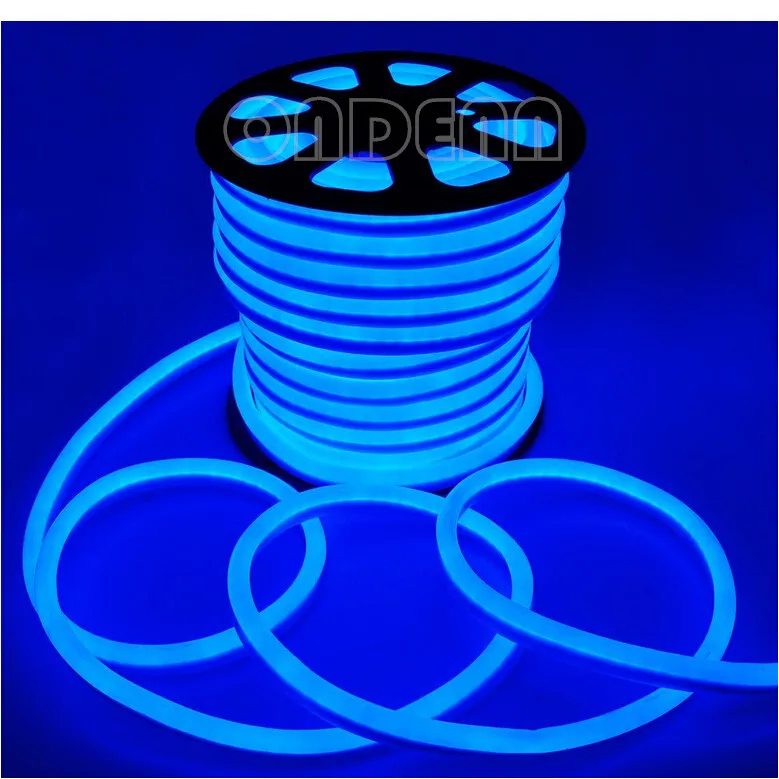 

30m/roll RGB LED Flex Neon Light 2-wires With 80led/m AC110V 220V Red/Blue/Green/RGB/White/Yellow/Orange Color Free Shipping