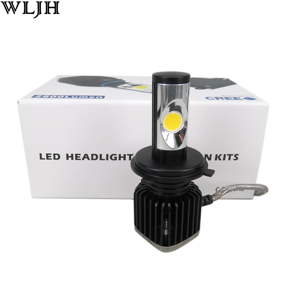 WLJH 2x 60W 5600LM High Low Beam H4 HB2 9003 Car LED Headlight Kit COB Chips Fog Bulbs Led Lighting Automotive HeadLamp CANBUS WLJH 2x 60W 5600LM High Low Beam H4 HB2 9003 Car LED Headlight Kit COB Chips Fog Bulbs Led Lighting Automotive HeadLamp CANBUS