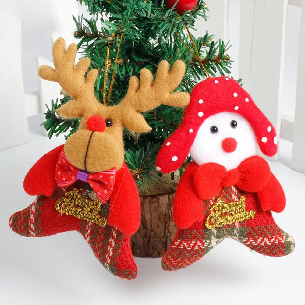 Рождественская елка кулон нетканые подвески для рождественских украшений вешалка Рождественский орнамент для домашнего фестиваля вечерние подарки для детей
