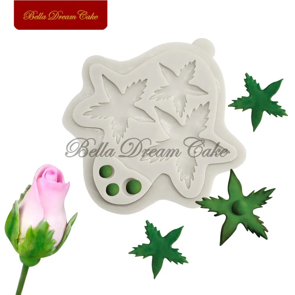 Цветок Calyx силиконовая форма DIY формы для пирожного фондан пирог с сахаром форма для украшения торта инструмент жаропрочные кухонные принадлежности