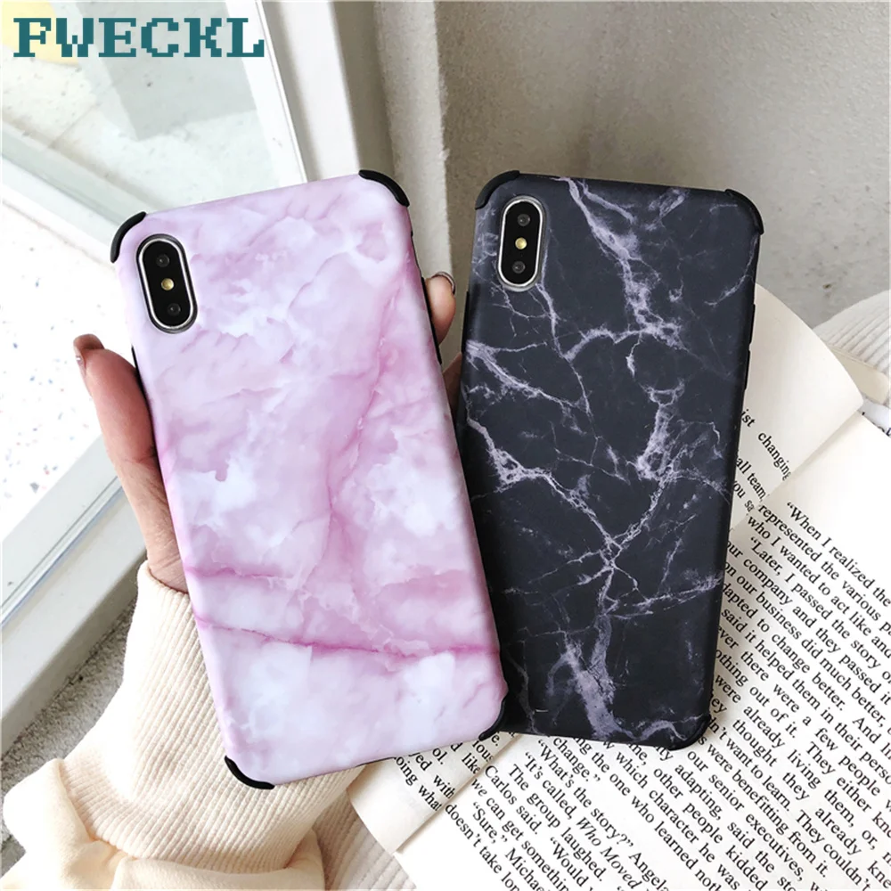 Luxury Marble Phone Case For iPhone 8Plus X 7 6 6S 8 Plus S MAX XR Anti-fall Original Silicone Coque |