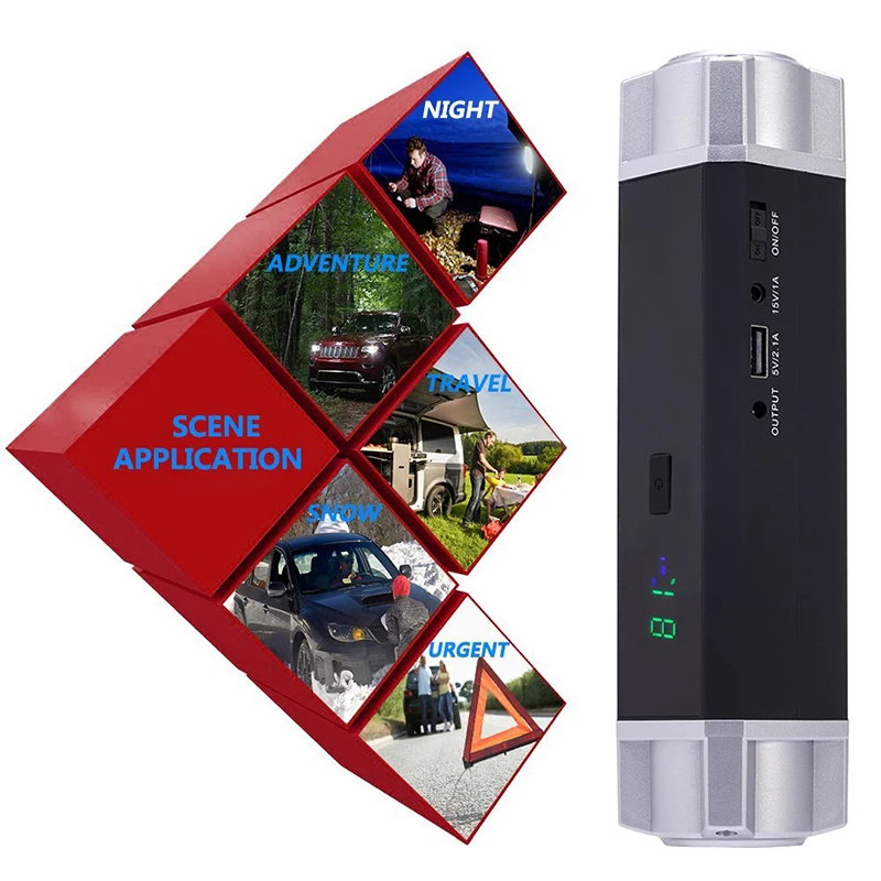 

for Petrol 8.0L Diesel 6.0L- 1000A Peak Current Car Jump Starter 58000mWh Starting Power Bank Auto Battery Portable Pack Booster