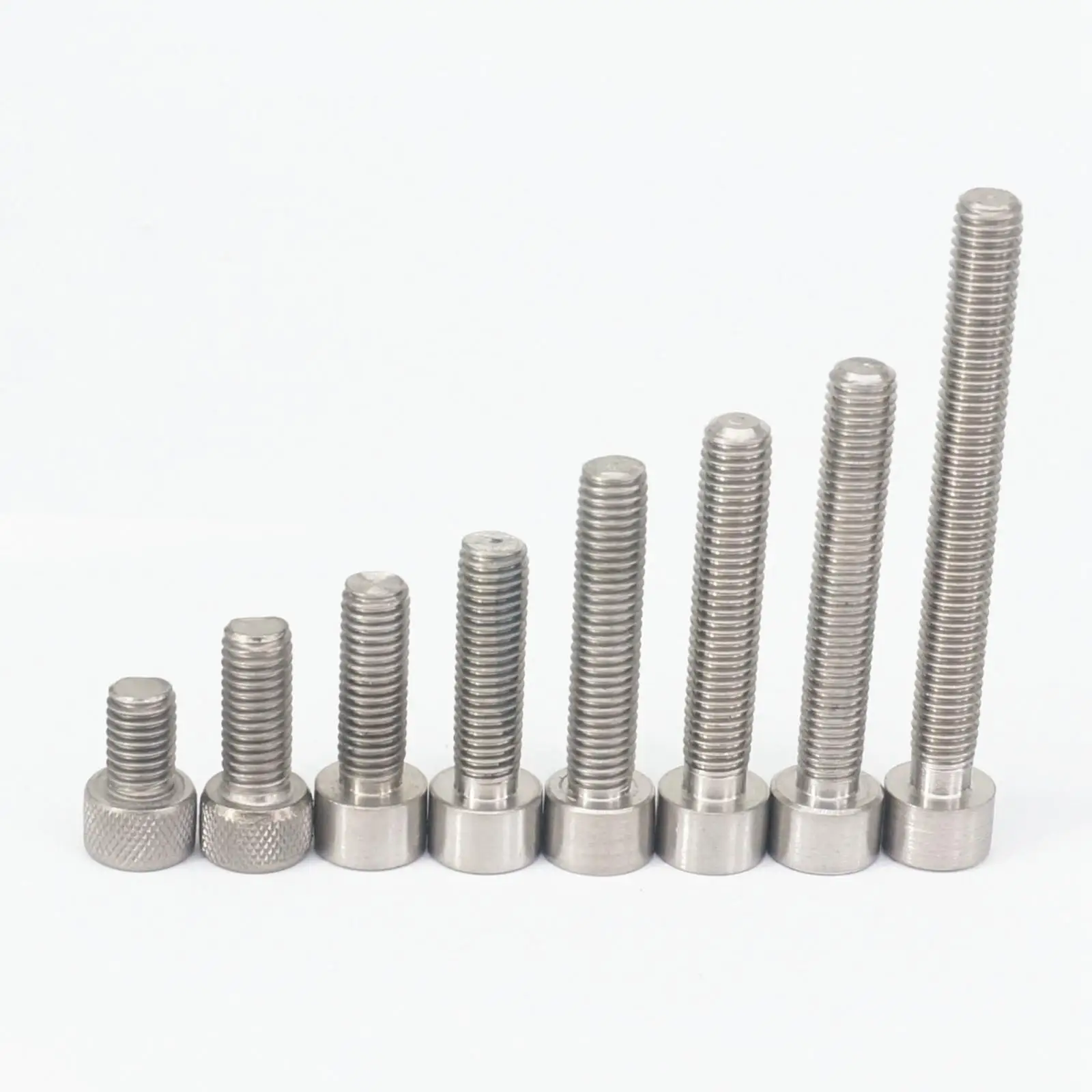 M8 titanium bolts hex head drilled 1.25 pitch M8x15 to M8x90 all sizes 