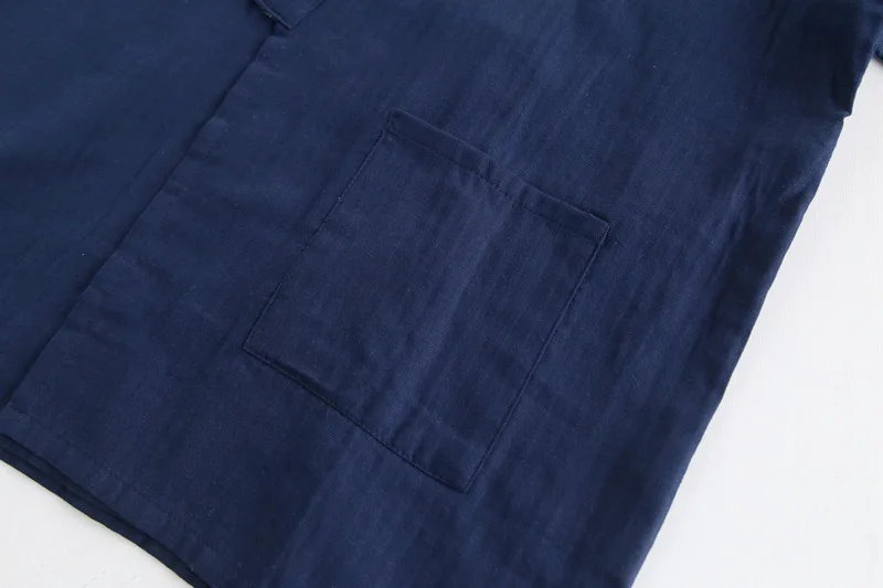 Черный спа Домашняя одежда кимоно халаты для мужчин 100% хлопок пижамный комплект s японская сауна халаты Мужской халат пижамный комплект A9092