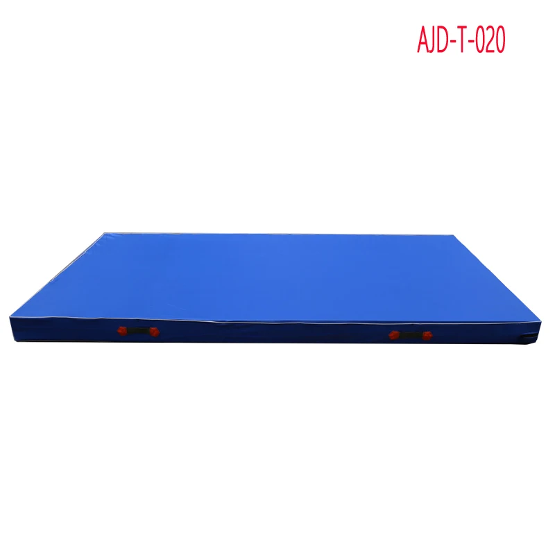 AJD T 020 Outdoor waterproof Folding Gymnastics Mat 2*1*0.1m blue Gymnastics Floor Yoga Mat