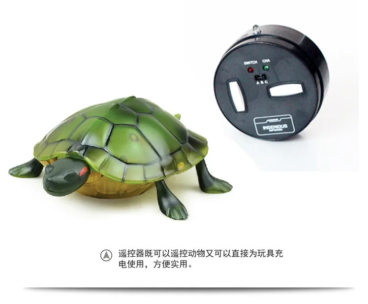 Высокая симуляция инфракрасный пульт дистанционного управления черепаха животные креативные хитрые игрушки милые мини Электронные Животные игрушки дистанционного управления