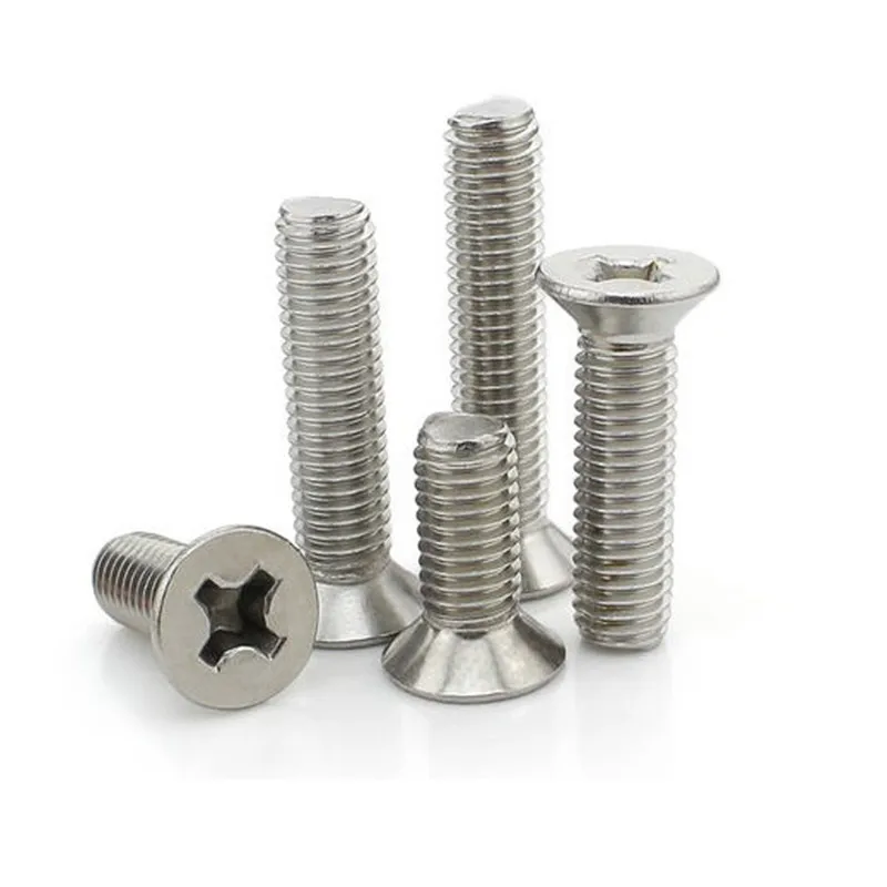 

M1.2*2/3/4/5/6/8/10/12 Stainless steel countersunk head philips micro machine screw KM1.2