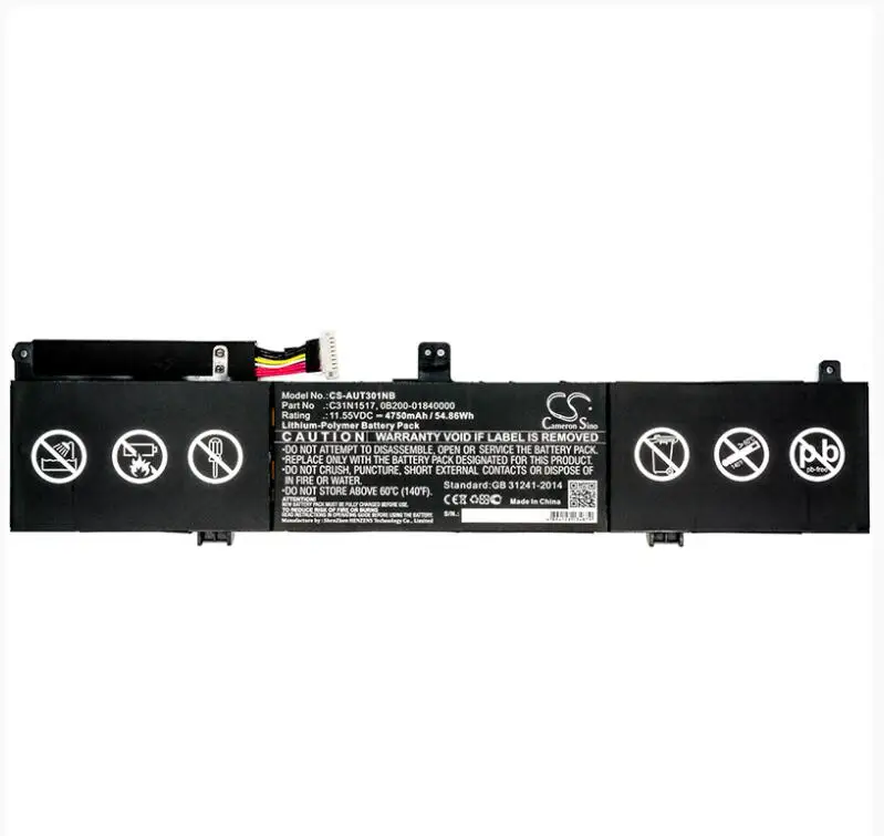 Cameron Sino 4750mAh battery for ASUS Q304ua TP301 TP301U TP301UA TP301UA6200 TP301UA6500 TP301UJ VivoBook Flip TP301UA