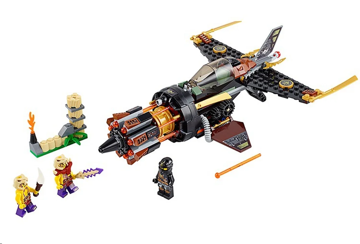

234Pcs Ninja Boulder Blaster Chariot Anacondrai outpost Fighter 10322 Model Building Blocks Kid Toys Bricks Compatible legoings