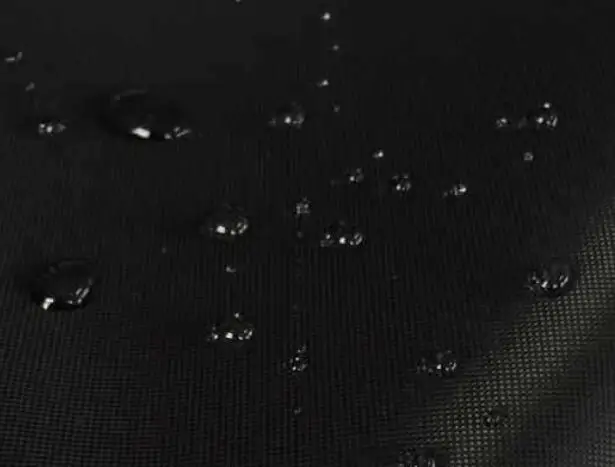 Водостойкая однотонная ткань с серебряным покрытием 210D Оксфорд полиэстер 50 см* 150 см - Цвет: Black