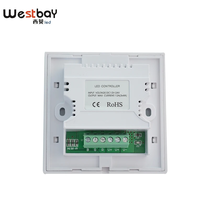 RGBW LED контроллер Новый кристалл сенсорный выключатель настенный переключатель