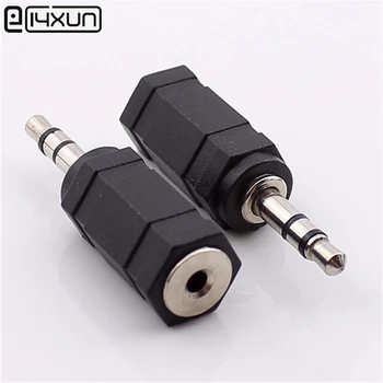 

50pcs 3.5mm 3 Pole Stereo Male Plug to 2.5mm Female Socket Audio Adapter Connector For Microphone