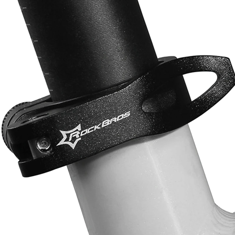 ROCKBROS Aluminum Ultralight Quick Release Road MTB Mountain Bicycle Clamp Seat Post Bike Seatpost Clamp 31.8mm 34.9mm RK0041 (5)