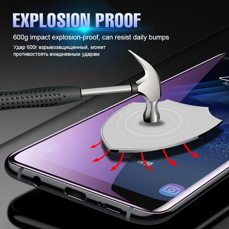 Гидрогелевая защитная пленка на весь экран для Samsung Galaxy S6 S7 Edge S8 S9 Plus Note 8 9 не
