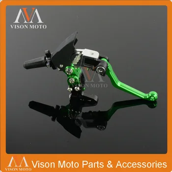 Billet Pivot 3 Direction Foldable Clutch Lever Perch For Kawasaki  KX65 KX85 KX125 KX250 KX500 KX250F KX450F KLX450R KLX150