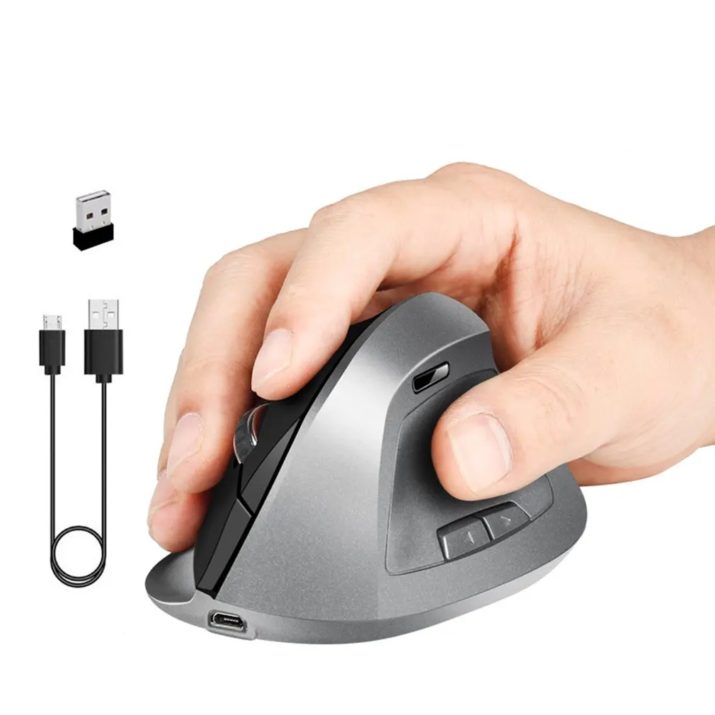 

2.4G Optical Mouse Ergonomic Vertical Charging Wireless Vertical Mouse Office Home Computer Accessories