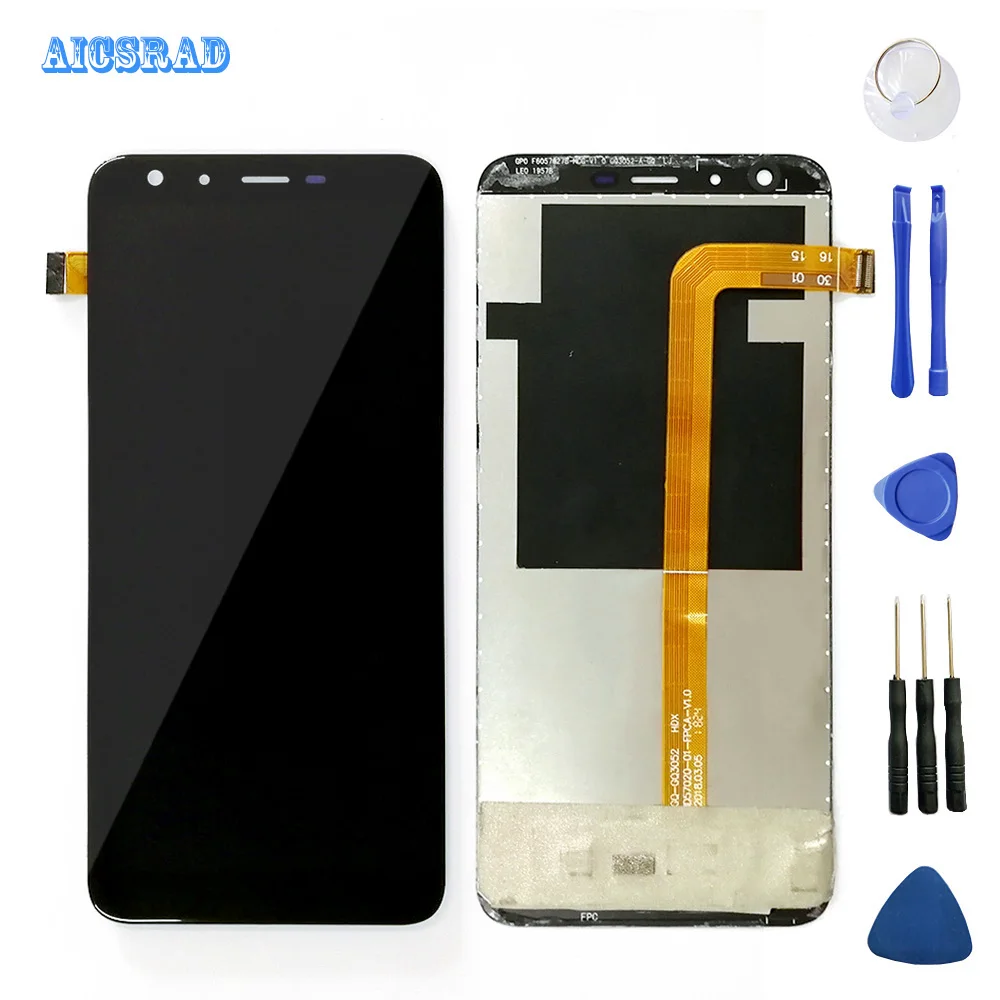 

AICSRAD Good quality For ulefone mix 2 MIX2 LCD display and Touch Screen Assembly perfect repair part MIX 2 +Tools