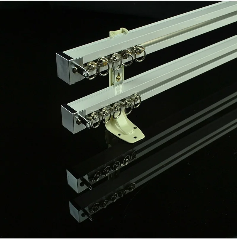 On sales!200CM Aluminum Alloy bendable Single Curtain Track Set for