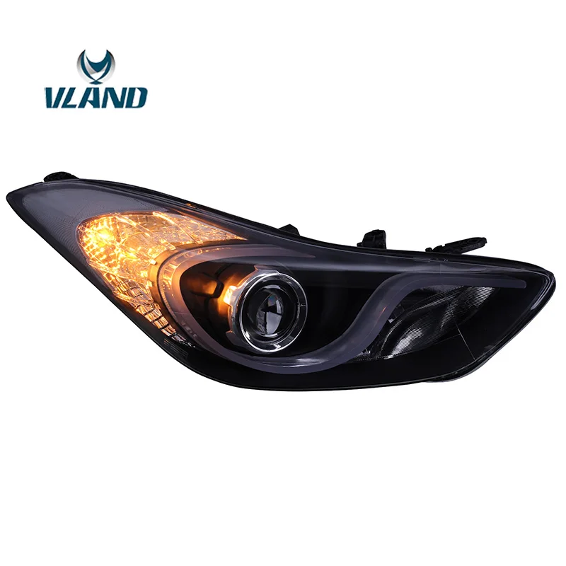 Автомобильные аксессуары Vland фары для Hyundai Elantra 2011 2015 светодиодный светильник с