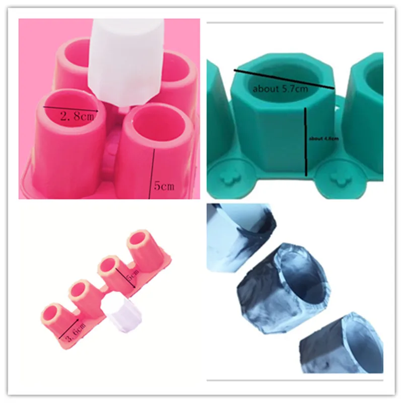 

Concrete Silicone square cement vase pot mold Hand Made Ceramic Clay Craft Making Molds Ice Shot Glass Plaster Resin Cup Mould