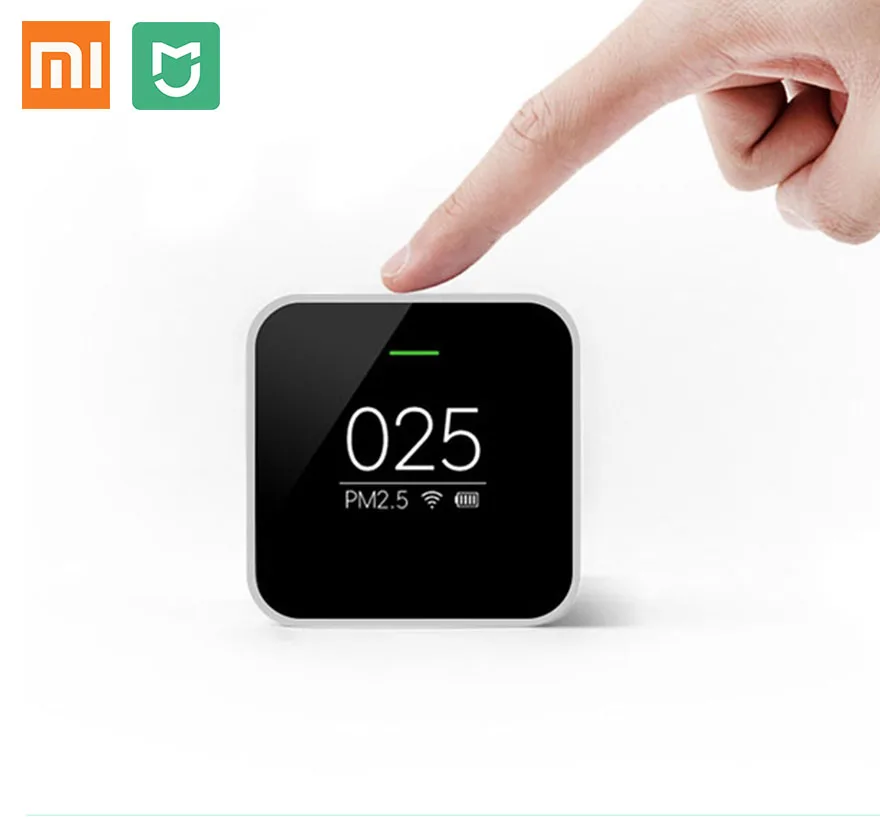 

Original Xiaomi Mijia PM2.5 Detector Sensor Portable OLED Screen Wifi 2.4GHZ High-precision Laser MI PM2.5 Air Quality Detector