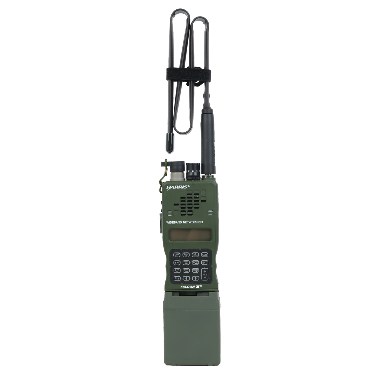ABBREE TNC разъем VHF UHF Двухдиапазонная Складная тактическая антенна для Kenwood TK 378 Harris