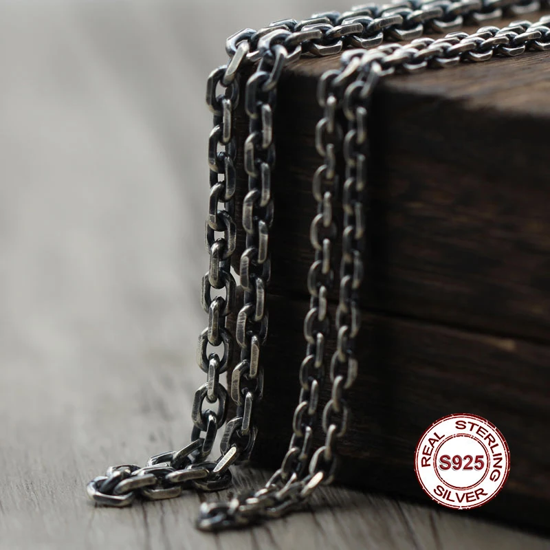 

S925 Sterling Silver Necklace Pendant Personality pop style Feather series Eagle cross wheel domineering modeling Send a gift