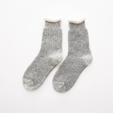 Женские зимние носки, 1 пара, длинные толстые теплые носки для девочек, корейские хлопковые одноцветные модные зимние носки для женщин - Цвет: dark gray