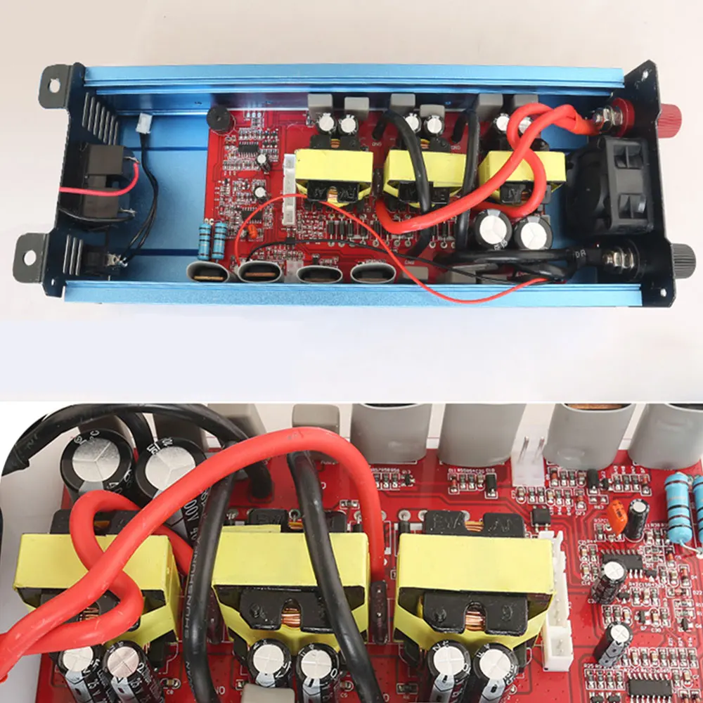 2200 W Пиковая DC12V к AC110V Открытый Солнечный Мощность инвертор высокая производительность Зарядное устройство Автомобильный инвертор Портативный автомобиля авто Инвертор