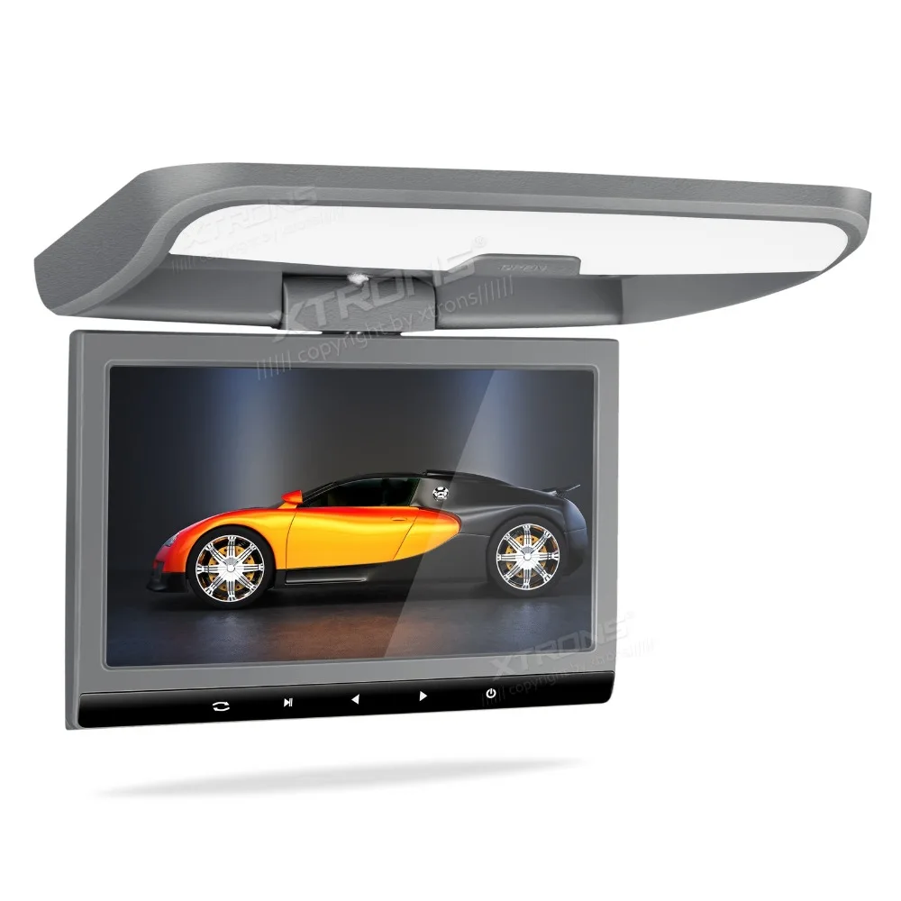 10.1" Grey Color Sleek Touch Panel Design Flip Down Car DVD Car Roof