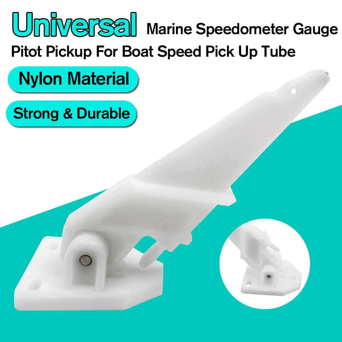 

NEW Universal Boat Marine Speedometer Pickup Speed Pick Up Pitot Tube For Boat Speed Pick Up Tube 5-80MPH