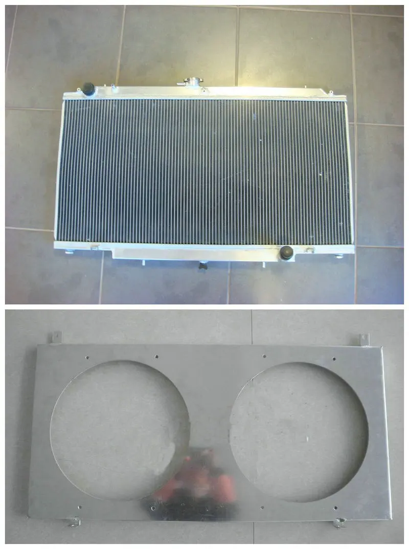 Все новые алюминиевый радиатор для гоночного автомобиля+ кожух+ вентиляторы для fit Nissan Patrol GU Y61 бензин 4.5L 1997-2001 98 99 00 01
