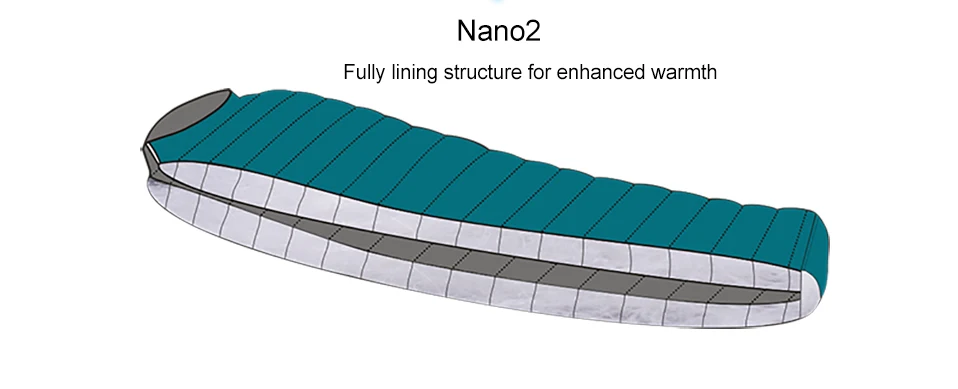 AEGISMAX Nano Nano2 Открытый Кемпинг Сверхлегкий Мумия белый гусиный пух три сезона спальный мешок нейлоновый мешок портативный Сращивание