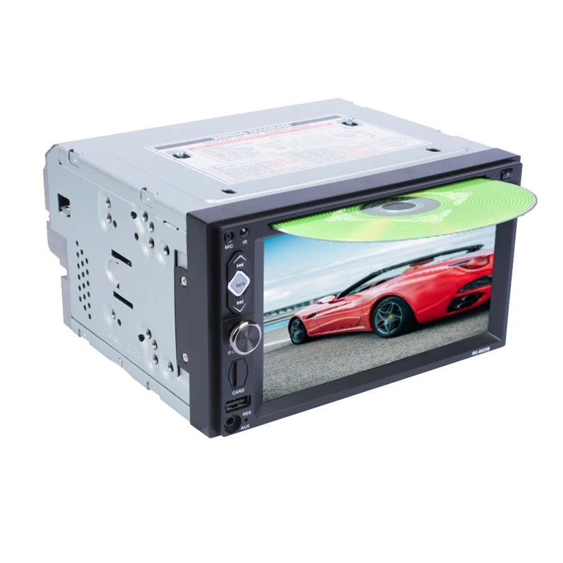 2Din 6,2 дюймов Автомобильный мультимедийный dvd-плеер аудио стерео радио рулевое колесо управление Cd плеер