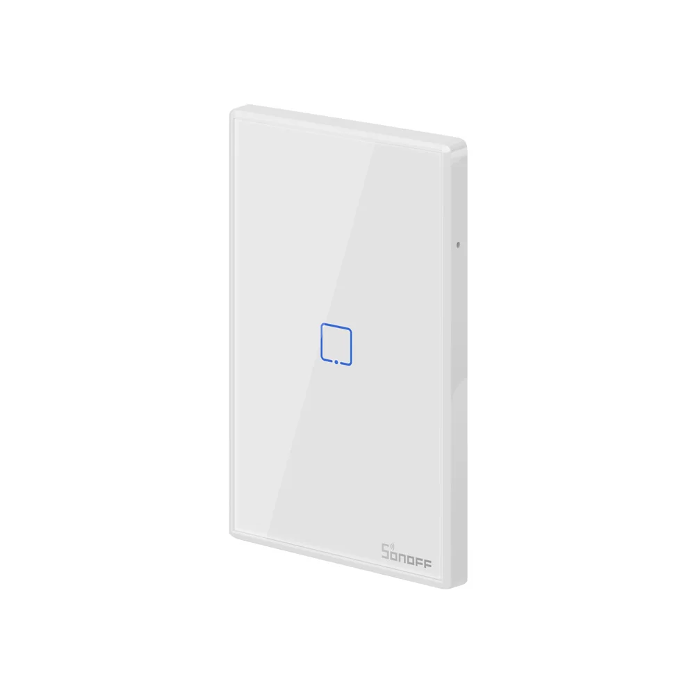 Sonoff TX T2 US 2 gang Mobile Remote Control Wifi 433 RF Light Lamps Wall Touch Smart Switch With Crystal Glass Panel Alexa