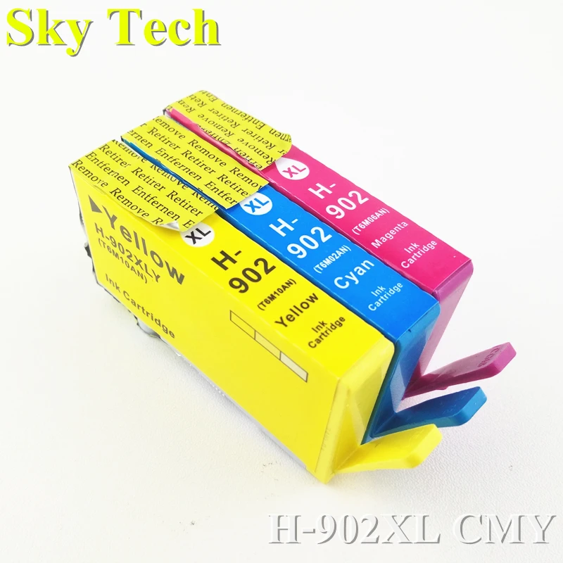 CMY 3PK Compatible Ink Cartridge For HP902 XL , Suit for HP 6960 6961 6963 6964 6965 6966 6968