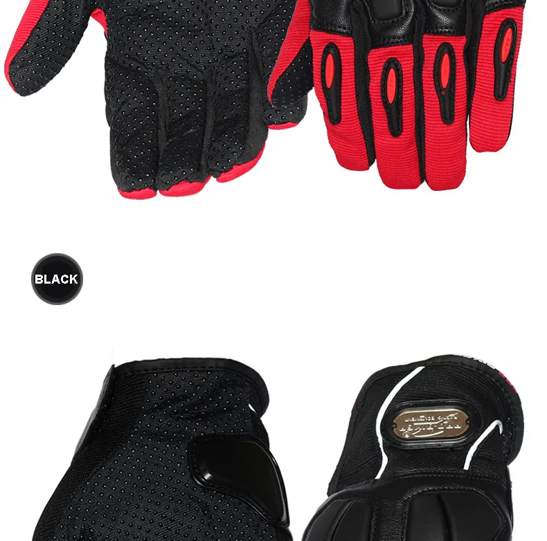 Pro biker guantes moto rcycle перчатки гоночные moto rbike guantes para moto guantes moto invierno luvas Черный Красный Синий MCS-22 M L XL