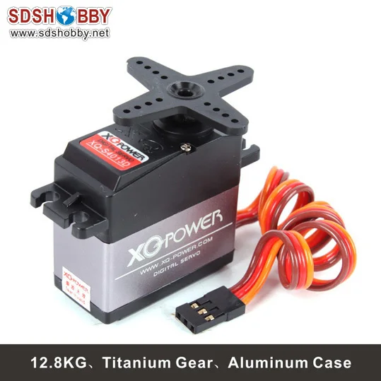 

XQ Power 12.8KG/57.5g Digital Servo XQ-S4013D with Titanium Gear/Aluminum Case