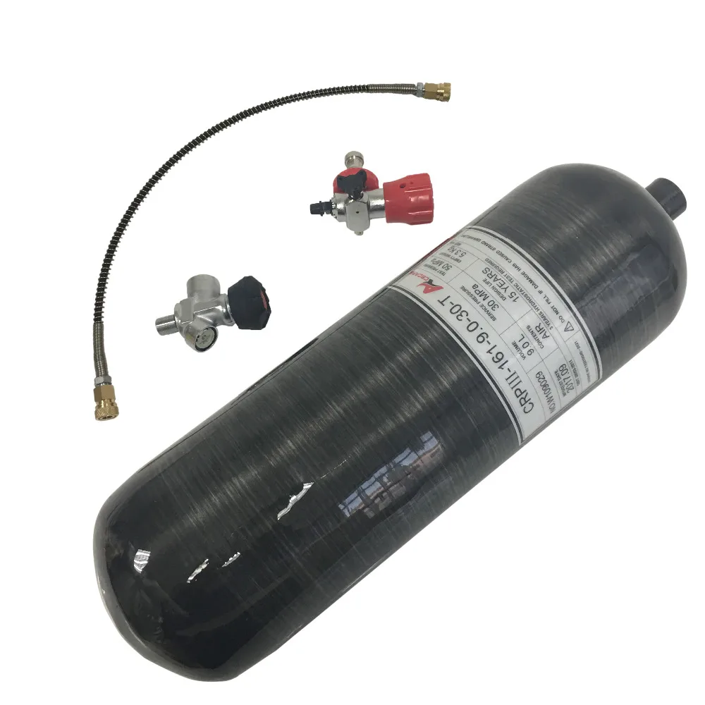 Цилиндр AC309101 Acecare 9L Hpa Pcp для дайвинга резервуар клапан/заправочная станция 4500Psi