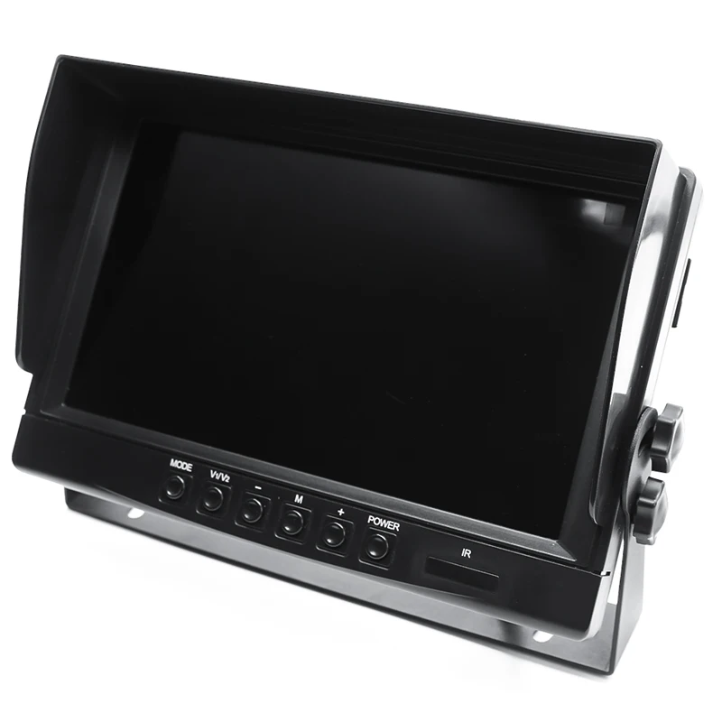 HD AHD 1920*1080P 9 дюймов TFT lcd Автомобильный 4CH DVR видео рекордер монитор с MP5 функции для грузовика Ван автобуса парковочная камера система