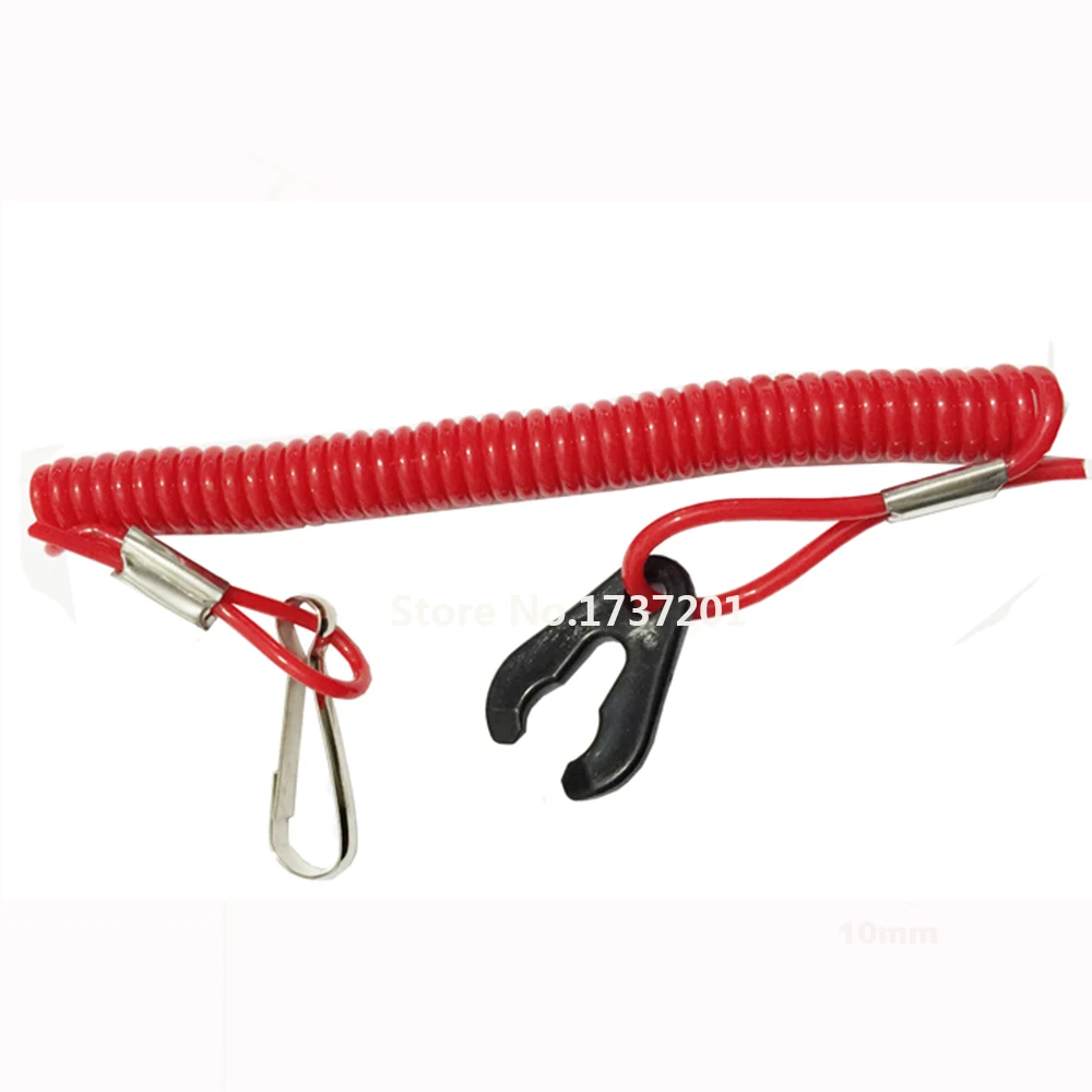 Safety Tether Lanyard Kill Stop Core Kill Cord Boat Outboard Motor