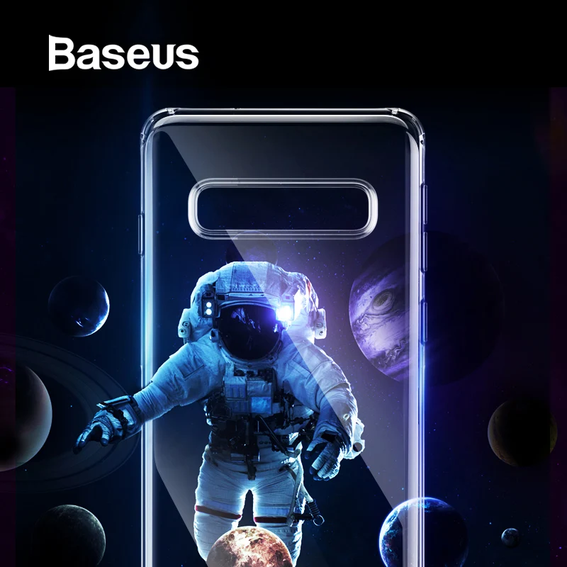 

Baseus Phone Case for Samsung Galaxy S10 S10 Plus Transparent Soft Case for 2019 New Samsung Coque TPU Back Cover Fitted Case