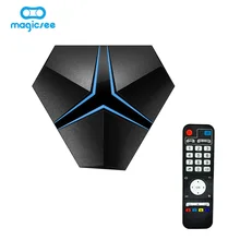 Magicsee Утюг + Amlogic S912 Octa core 3 г 32 г Android 7.1 ТВ Box 2.4 г/5.8 Г Wi-Fi suppot OTA обновление LAN 1000 м BT4.1 media player 4 К