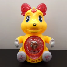 Детские игрушки мультфильм овца ранняя образовательная игра электронные игрушки интерактивные электрические Домашние животные светодиодный свет дети дешевые игрушки Рождество