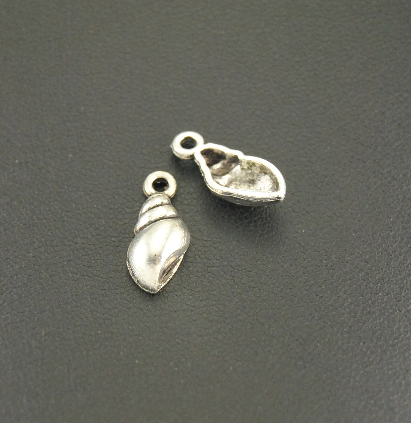 15pcs Silver Color Sea Shell Pendant Charms Jewellery For Bracelet Necklace A675 | Украшения и аксессуары