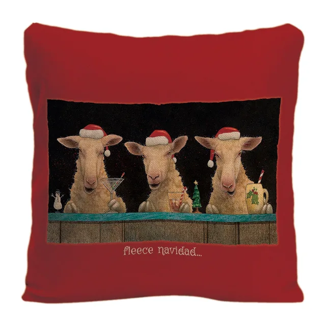 Cotton Linen Cute Pig Cushion Cover Decorative Pillow For Sofa Car Covers Cow Sheep Pillow Case Animal Home Decor Pillowcase