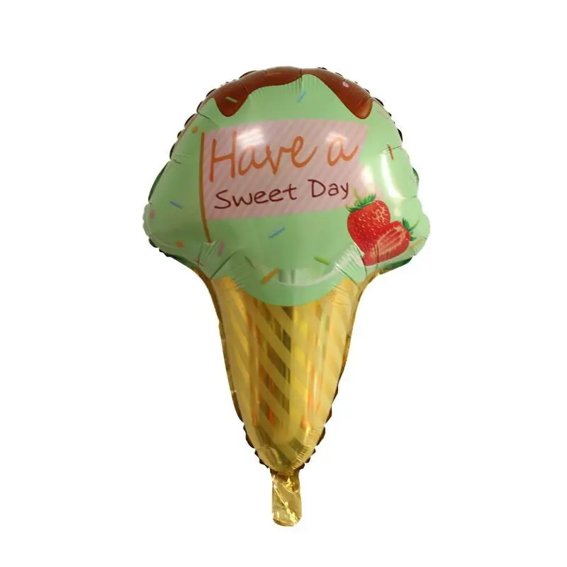 5 шт конфетный пончик мороженое тема гелиевые фольгированные шары Детские День рождения Свадьба День святого Валентина вечерние принадлежности для декора детские игрушки - Цвет: 5pcs