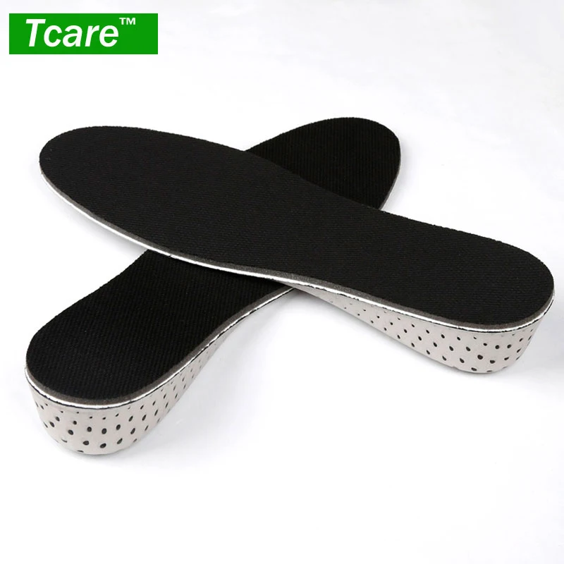 

1Pair Unisex EVA Wool Black Shoe Pad Height Increase Insole Insert Cushion Elevator Taller Heel Lift 2-4cm