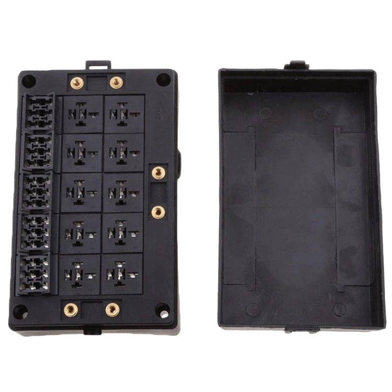 Car Blade Fuse Holder Relay Socket Black Box 18 Way Automotive Insurance For Marine | Автомобили и мотоциклы