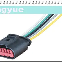 Longyue 2pcs 5 way MAF Соединительный разъем для проводов универсальный провод 15 см